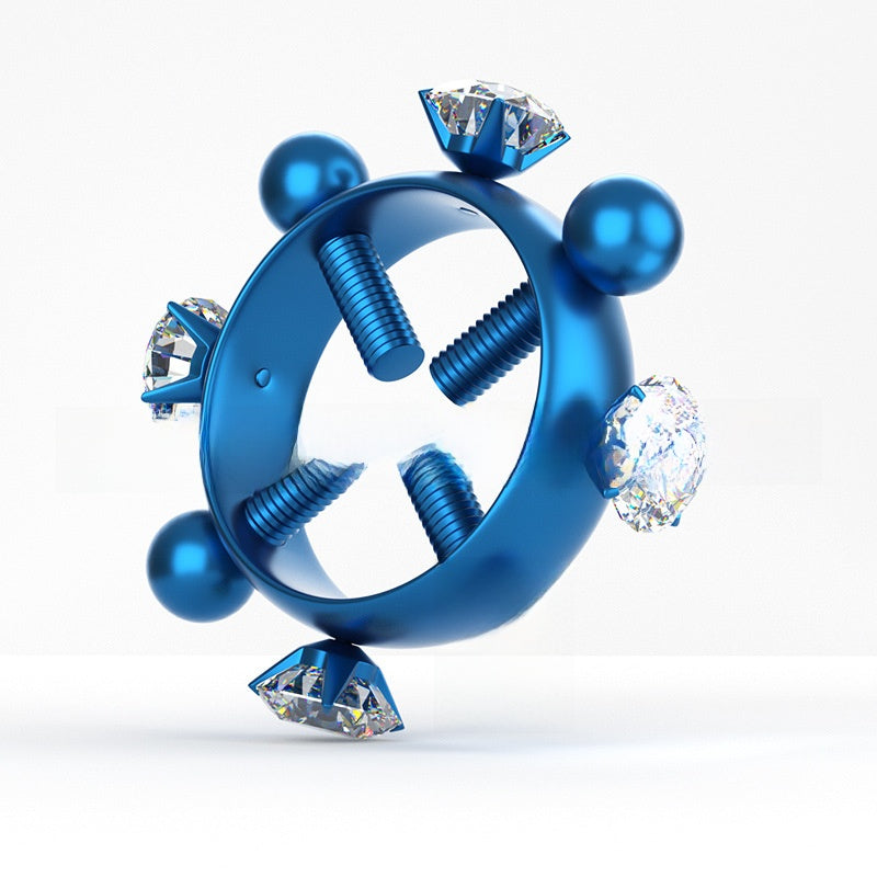 Non-piercing nipple ring