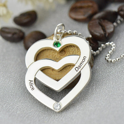 Double-love necklace
