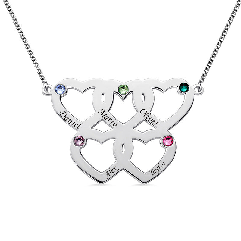 Double-love necklace