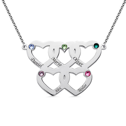 Double-love necklace