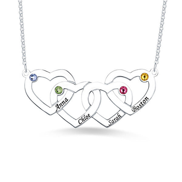 Double-love necklace