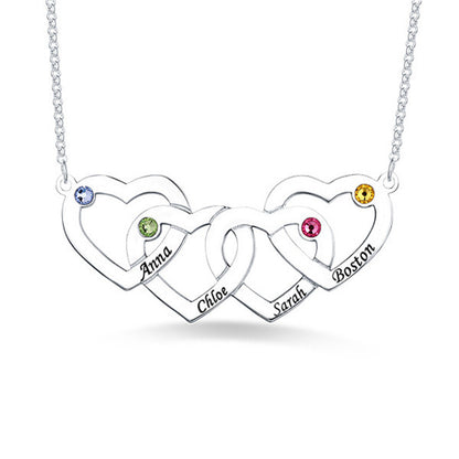 Double-love necklace