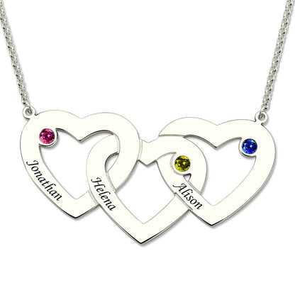 Double-love necklace