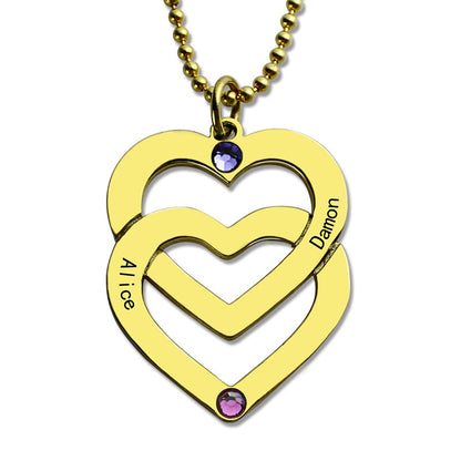 Double-love necklace