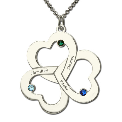 Double-love necklace