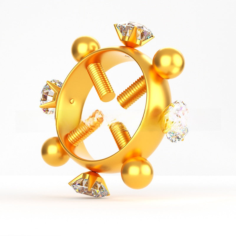 Non-piercing nipple ring