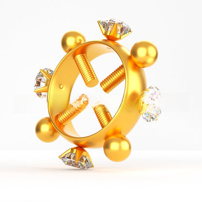 Non-piercing nipple ring